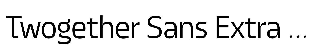 Twogether Sans Extra Light